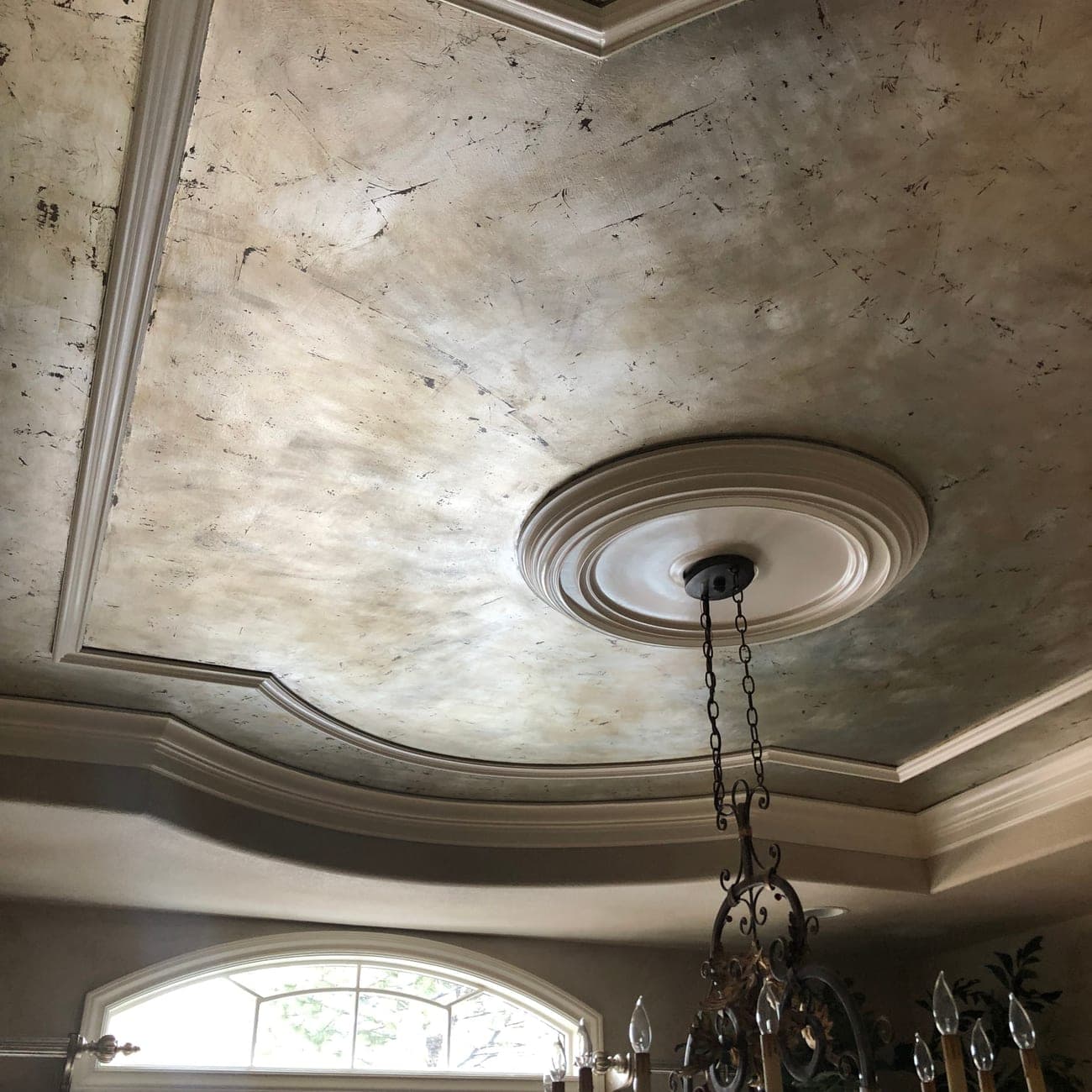 Metallic dome & medallion